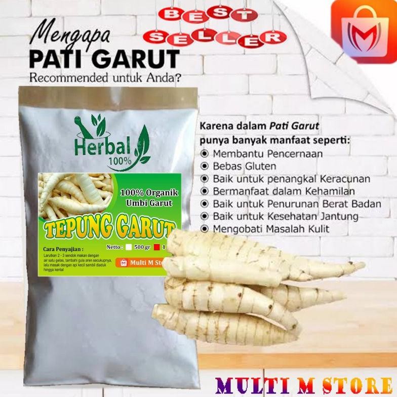 

Tepung Pati Garut Kualitas Premium 1000 Gram | Efektif Mengatasi Maag Asam Lambung