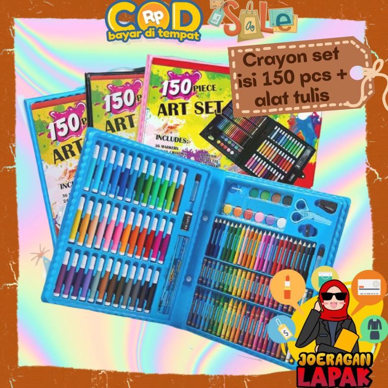 

Joeraganlapak Alat Tulis Set Isi 150 Pcs Mewarnai Dan Menggambar Anak Set Lengkap Crayon Krayon Sekolah Tk Terlaris