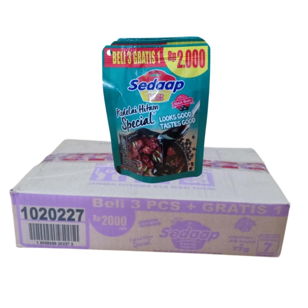 

Kecap Sedap Hijau 2000 an Kecap Manis 77g - 24 Pcs (Saus) - Saos Pedas - Sauce RB10