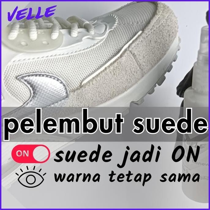 Pelembut Suede Nubuck sepatu, bulu suede mati jadi hidup, lembut - Velle Suede Nubuck Renew, cairan 