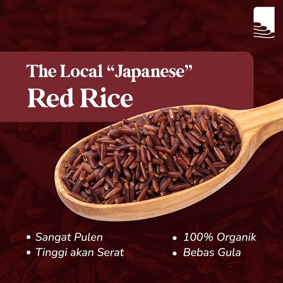 

Beras Merah Organik Rendah Kal Pulen Wangi Sugar Free Terrice 1 kg