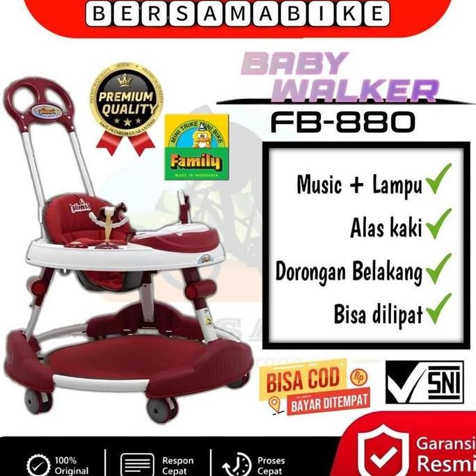 [LARIS] FAMILY Ba Walker FB 880 Mainan Musik Lampu Octopus Family FB880