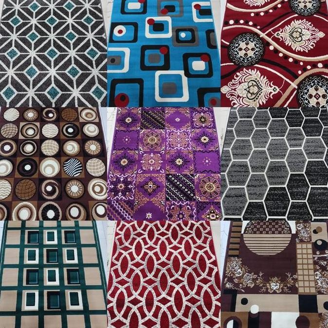Karpet Permadani MODERNO 210x310 seri Minimalis Abstrak ukuran Besar