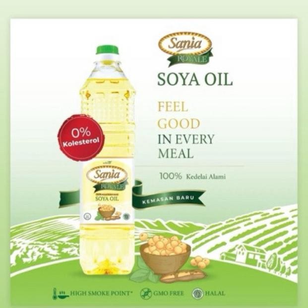

Sania Royale Soya Oil 1 Liter Halal Bebas Kolesterol RB10