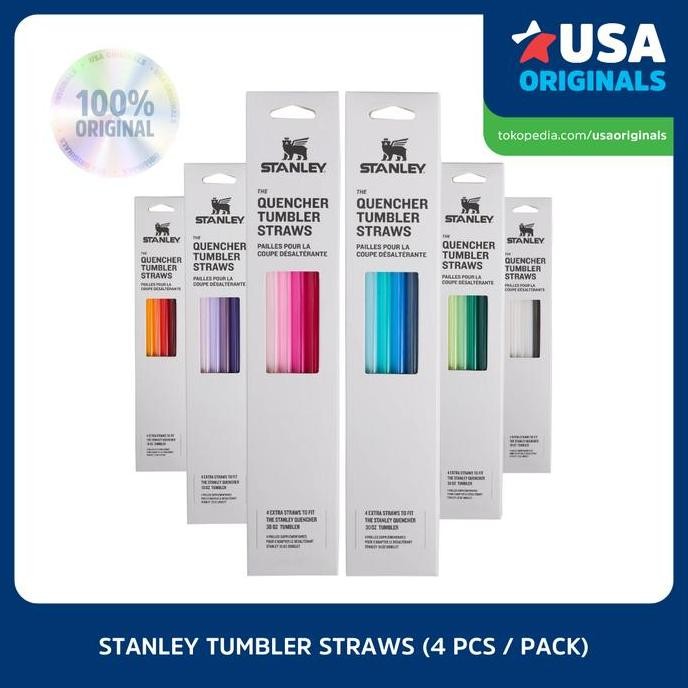 Sedotan Stanley Quencher Iceflow Reusable Straw Tumbler ORI USA