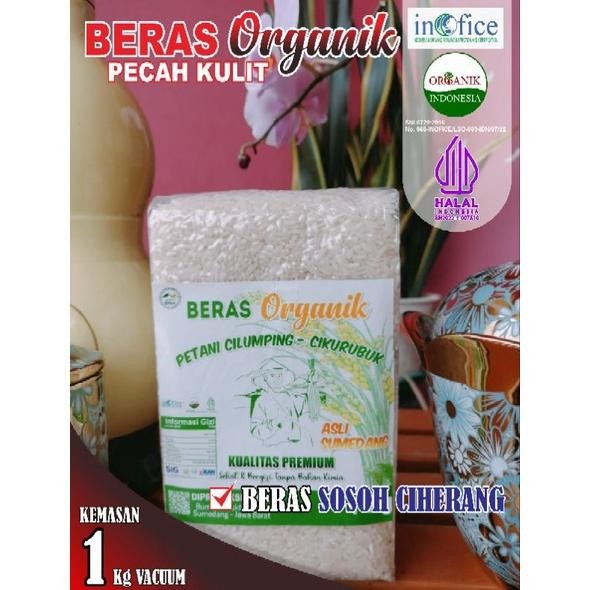 

100% Organik Beras Sosoh Ciherang Pulen Enak Menyehatkan RB10
