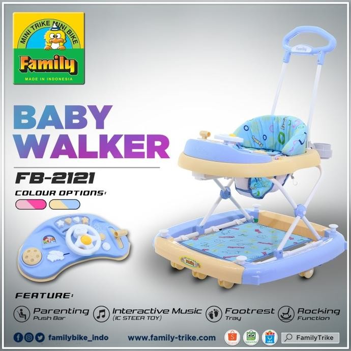 KERETA DORONG BABY WALKER FAMILY 2121