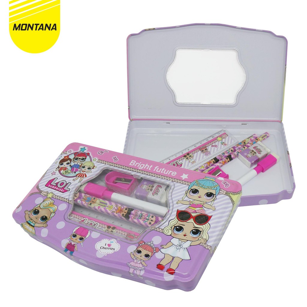 

MONTANA KOTAK PENSIL PENCIL CASE STUDY SET TEMPAT ALAT TULIS PC-2218