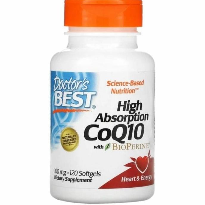 Doctor'S Doctor Best Coq10 Coq 10 High Absorption 100 Mg 120 Caps Original Produk