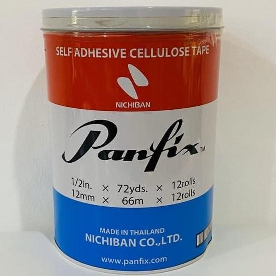 

SELOTIP BENING OPP PANFIX 1/2"INCH X 72 YARD 12 MM X 66 M 1KLG/12PCS