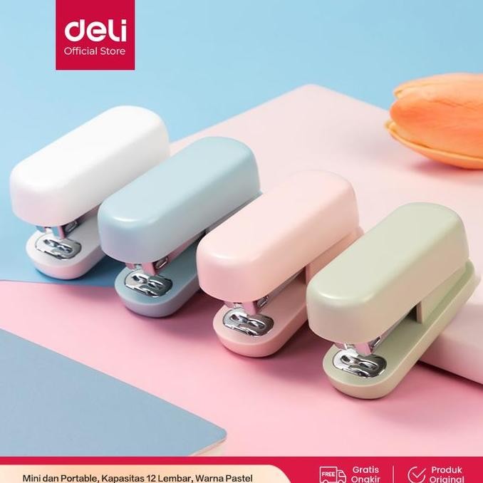 

Deli Staples Mini / Stapler Kapasitas 12 Lembar Portable Ta202 Co