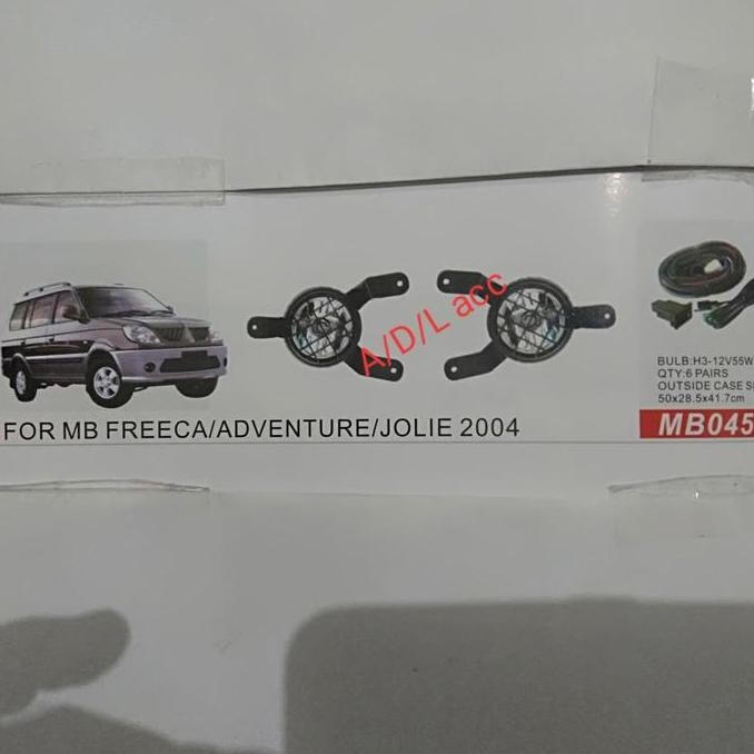 foglamp bemper lampu kabut mobil mitsubishi kuda