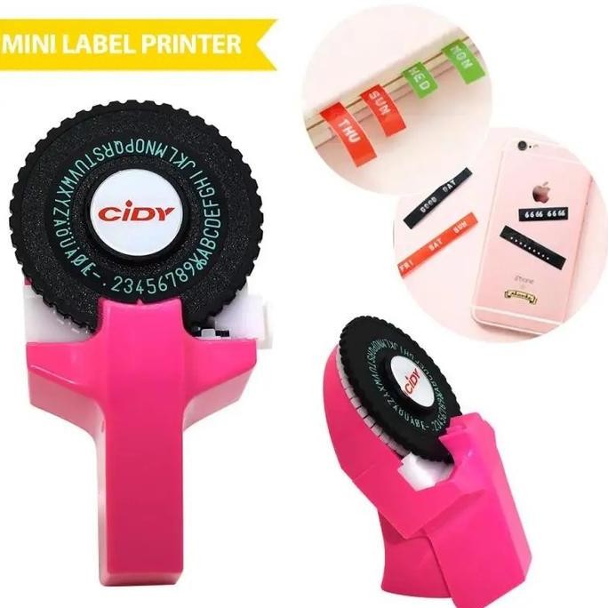 

Label Maker Emboss 3D Stiker Label Diy Print Manual Roll Co