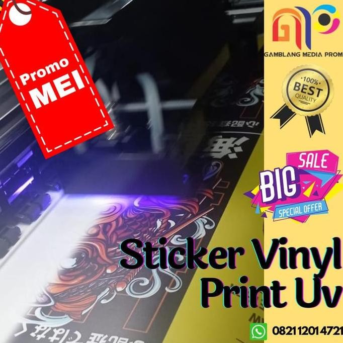 

Cetak Sticker Print Sticker Vinyl Meteran UV Ink