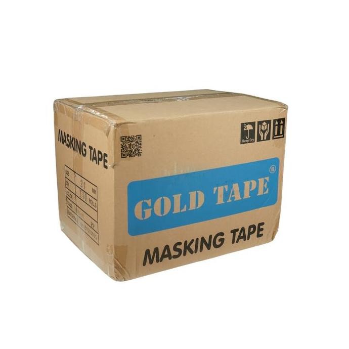 

Lakban Kertas GOLDTAPE Masking Tape Core Biru 1 inch/ 24mm, 2 inch/ 48mm X 12 Yard - DUS