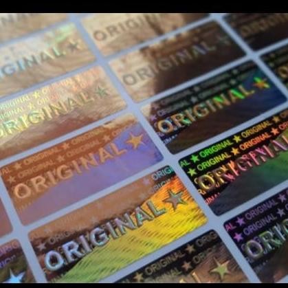 

Stiker Hologram Ori Bintang Silver Ukuran 1.5 X 3.5 Cm Paket 100 Lbr Co