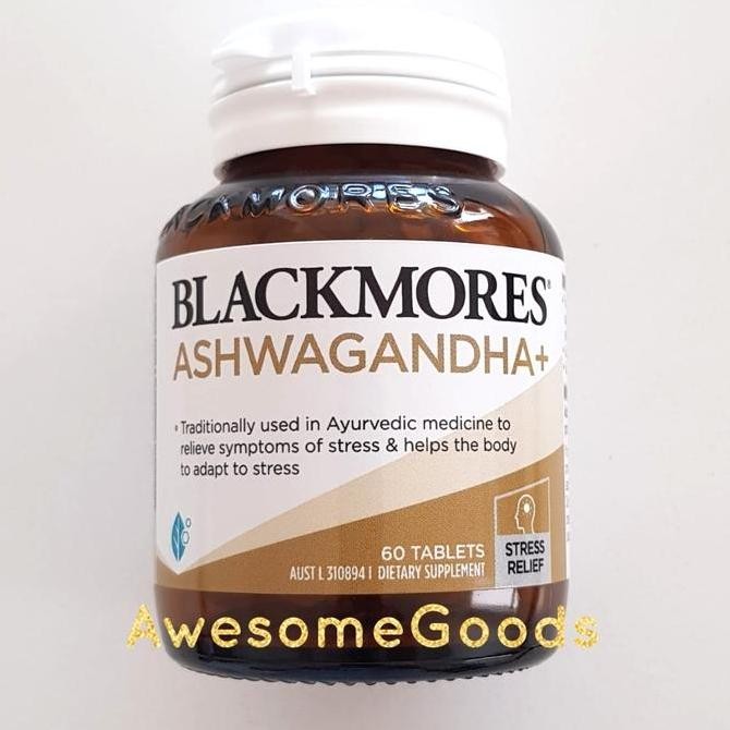 BEBAS ONGKIR - Blackmores Australia Ashwagandha+ 60 Tablets