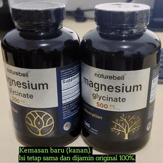 NEW Naturebell Magnesium Glycinate 500mg 240 tablets