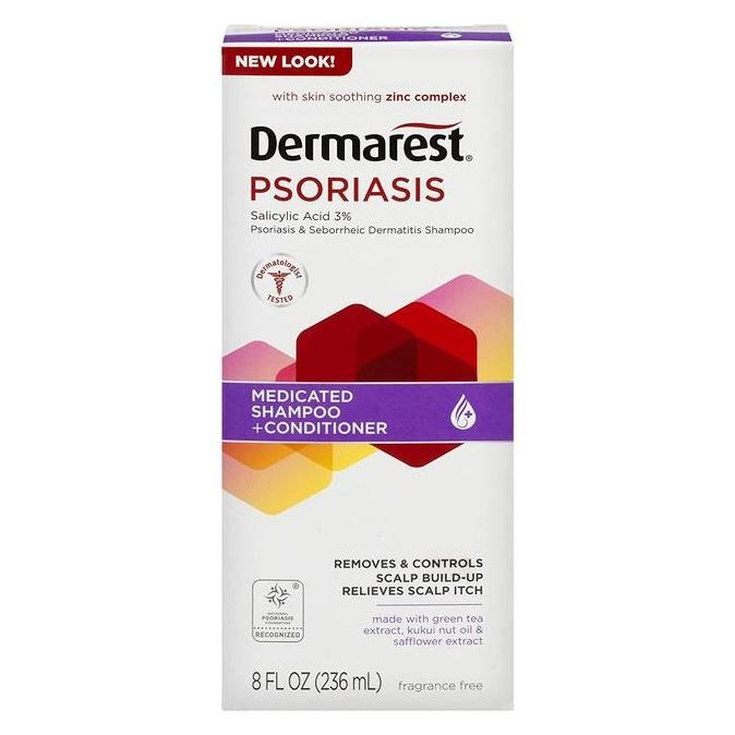 DERMAREST PSORIASIS MEDICATED SHAMPOO + CONDITIONER 236 ml
