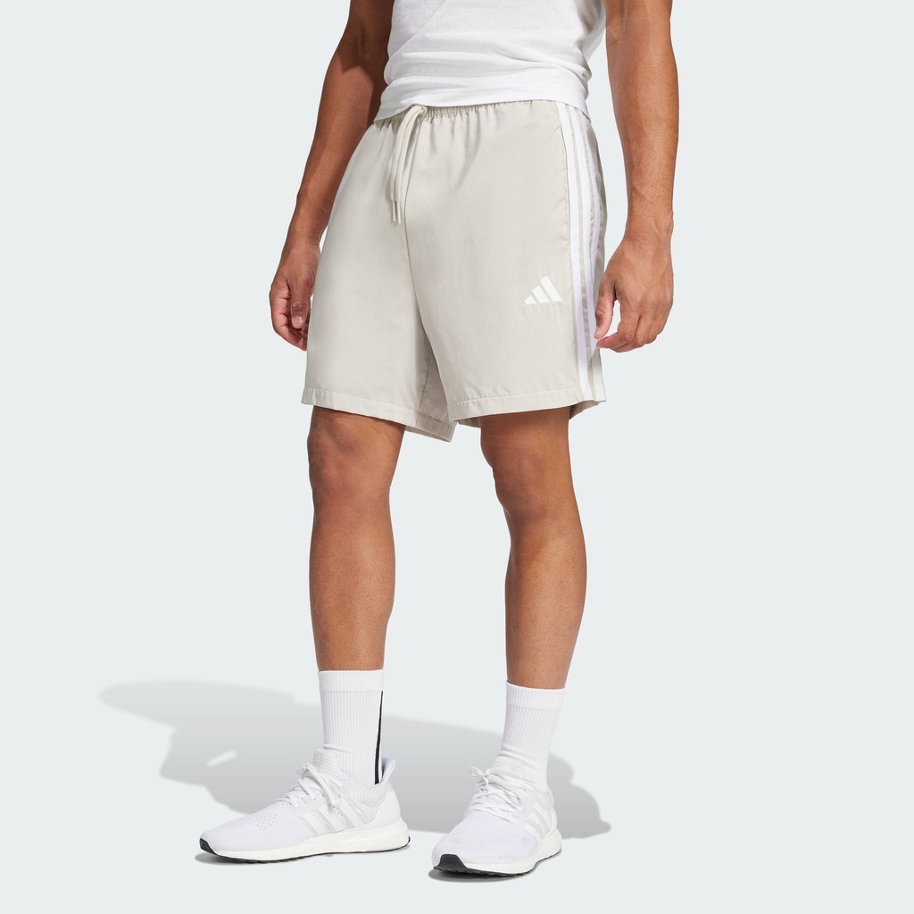 adidas Lifestyle Essential 3-Stripes Chelsea Shorts Men Beige JE6437