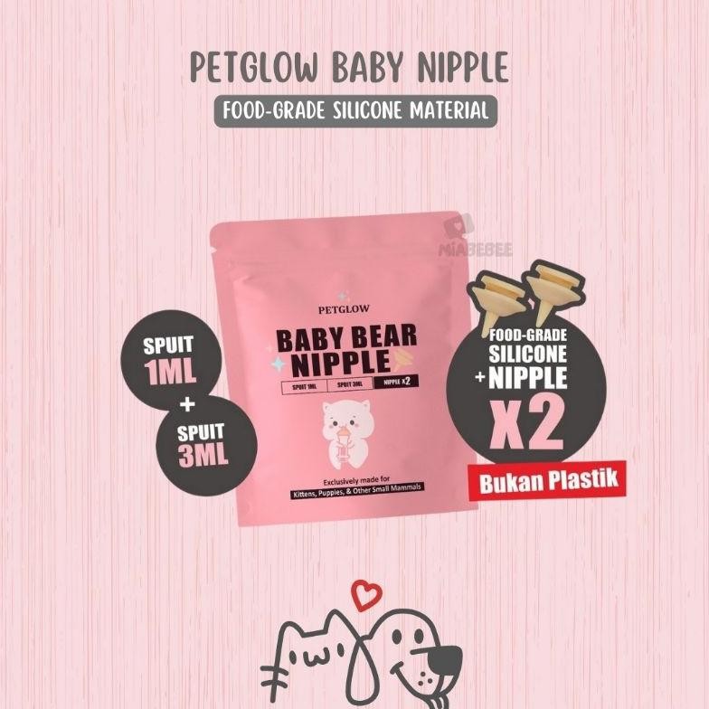 Petglow Baby Bear Miracle Nipple Dot Anjing Kucing AST