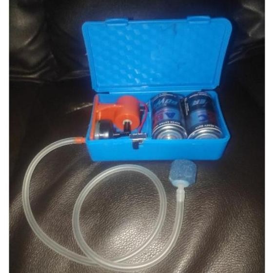 Aerator Pompa Udara Bertenaga Baterai Untuk Aquarium Dan Kolam