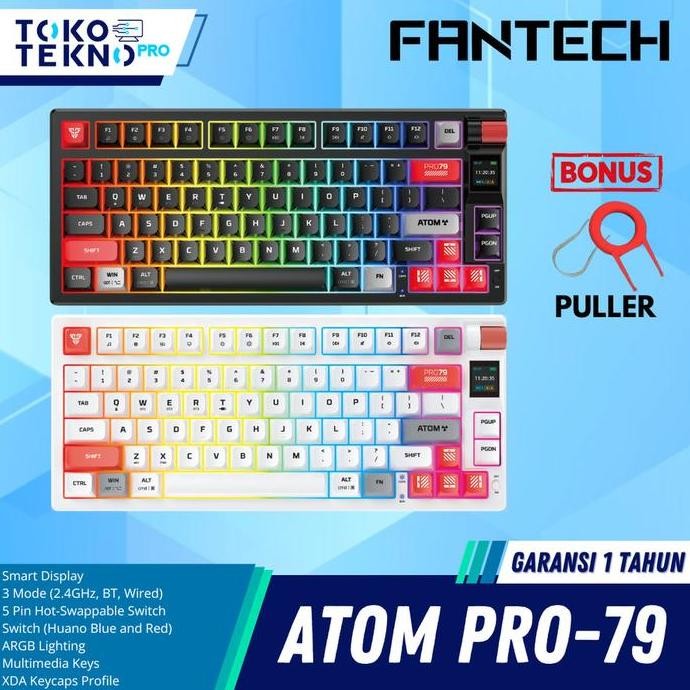 Fantech Atom Pro 79 / Atom Pro79 / MK917 Wireless Keyboard Mechanical Gaming With LED Screen