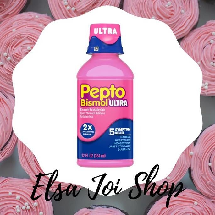 

TERMURAH - Pepto Bismol Ultra Upset Stomach Reliever / Antidiarrheal - 354 Ml