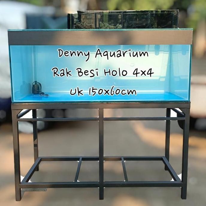 Rak Aquarium Besi Holo 4X4 Uk 150X60X70Cm