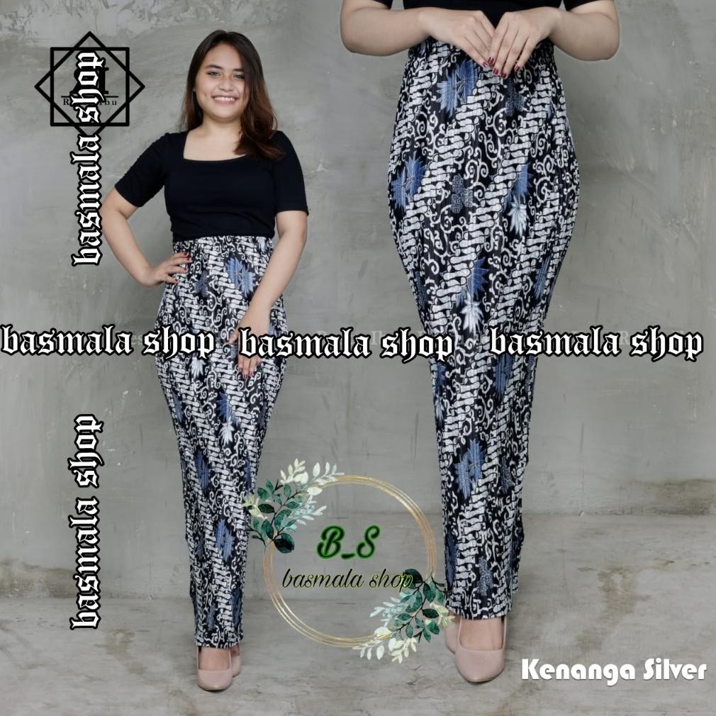ROK PLISKET BATIK / ROK PLISKET / BAWAHAN KEBAYA / ROK KEBAYA / ROK WISUDA / KENANGA NAVY