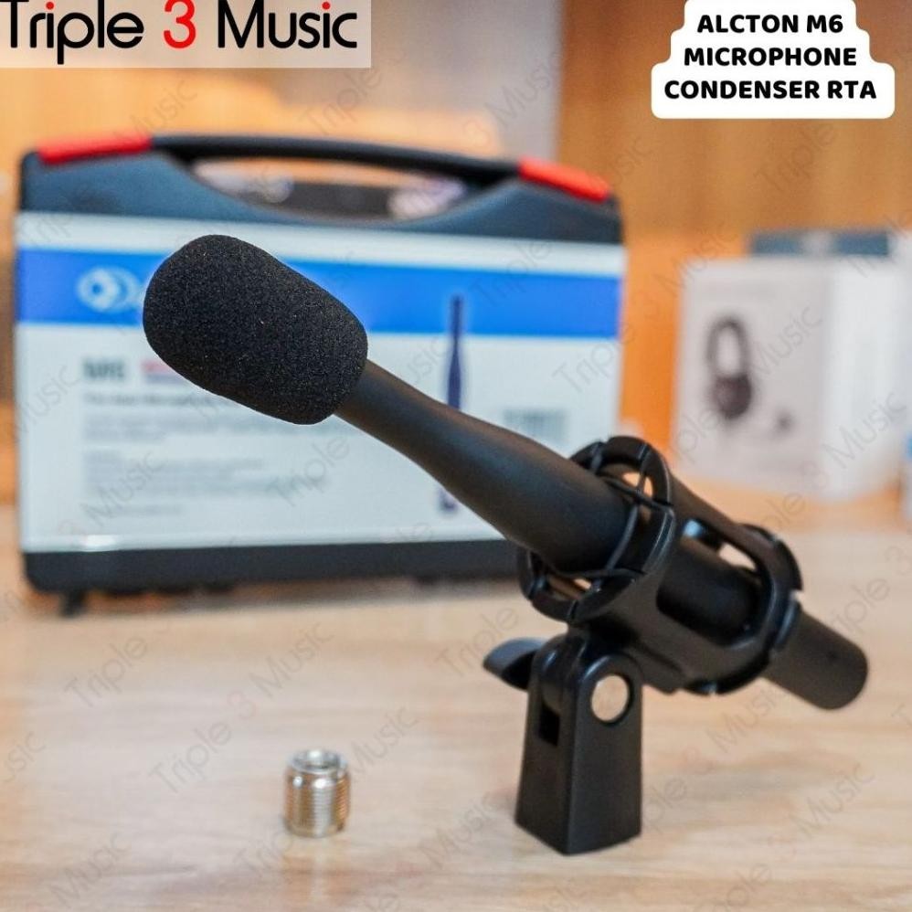 ALCTRON M6 MIC ELECTRET MIC BUAT RTA REAL TIME ANALYZER ZU11