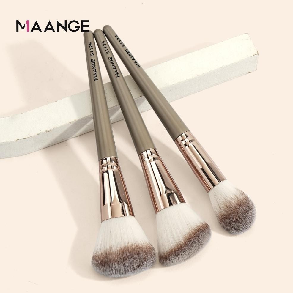 

baru maange 3pcs set kuas makeup multifungsi - blush on & bedak tahan lama 51129