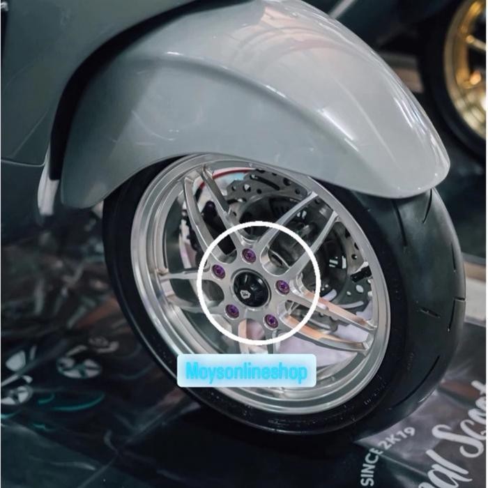 Baut Titanium Gr5 Velg Depan Vespa Matic Sprint Primavera Harga 5 Baut Original Dan Terpercaya