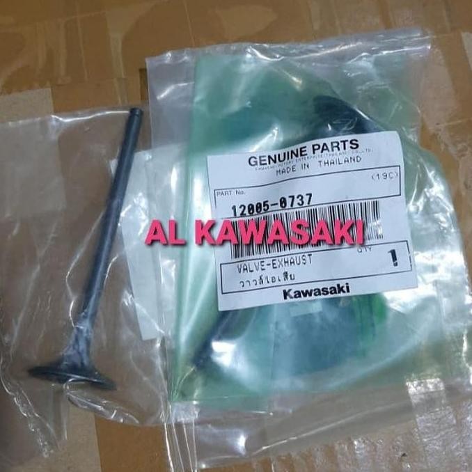 klep ex payung klep exhaust klep api ninja rr mono klx250 klx 250 orinal