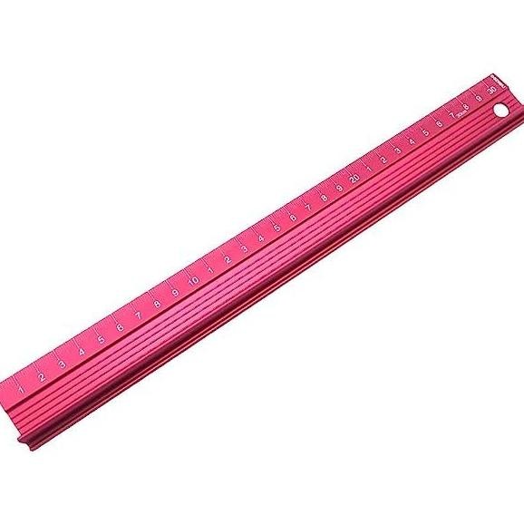 

NEW SHINWA Penggaris 65416 Aluminum Straight Scale 11.8 inches (30 cm)