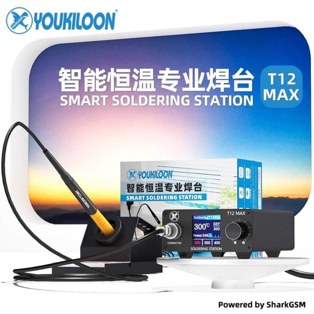 SOLDER T12 MAX FULL SET YOUKILOON - SOLDER STATION - SOLDER TANGAN RB11