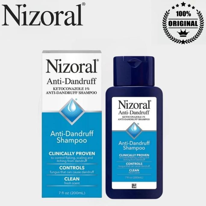 TERMURAH - Baru-Nizoral anti dandruff shampoo ketombe 1% ketoconazole 200ml - USA Nizoral Shampo Ant