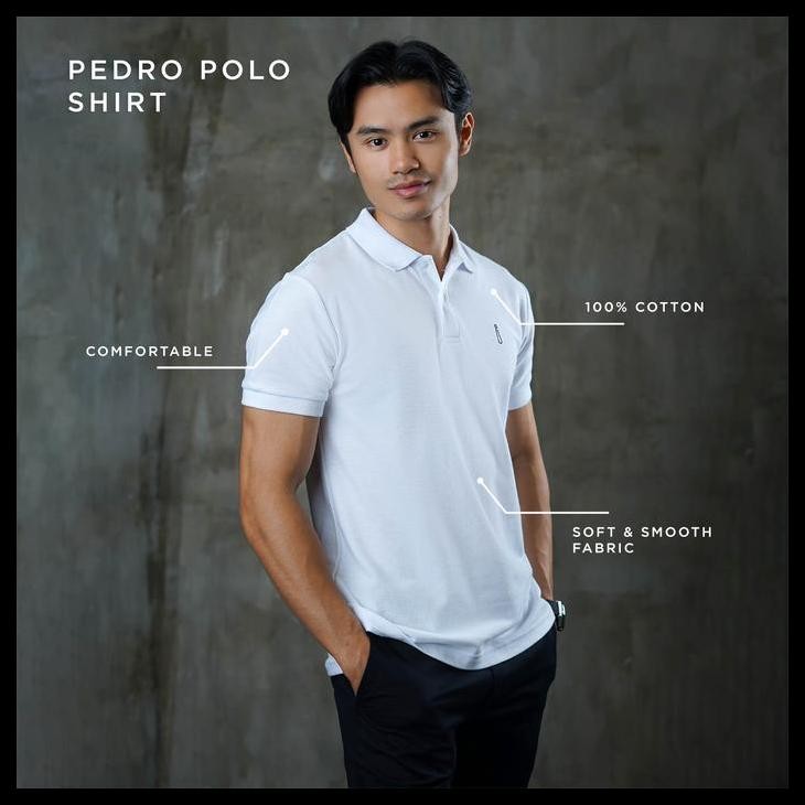 Smith Berlin Pedro Polo Slim Fit - Kaos Polo Polos Pria Best Quality