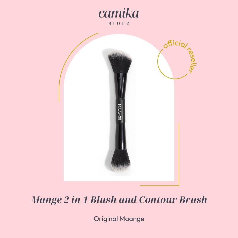 

baru maange 2in1 blush & contour brush | kuas dual function untuk blush on & countour