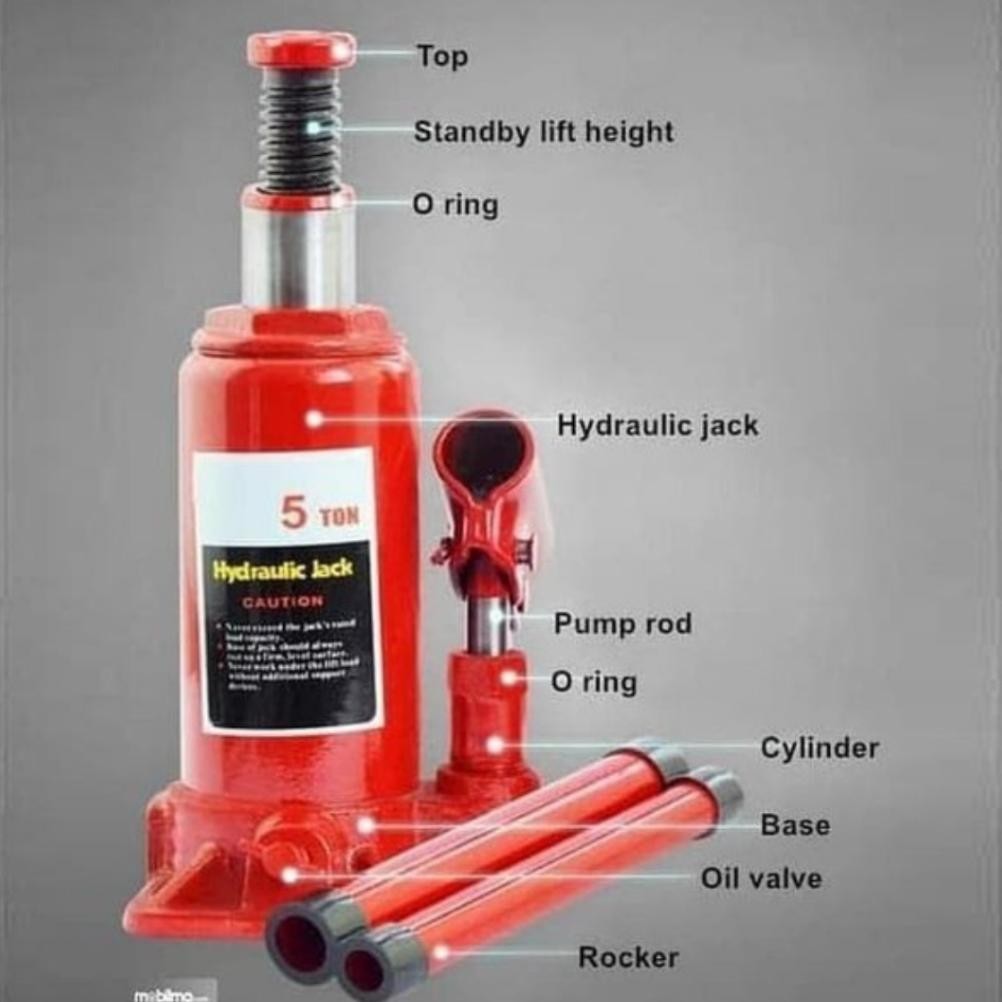 DONGKRAK BOTOL 5 TON HIDROLIK JACK 5TON HYDRAULIC JACK SLS