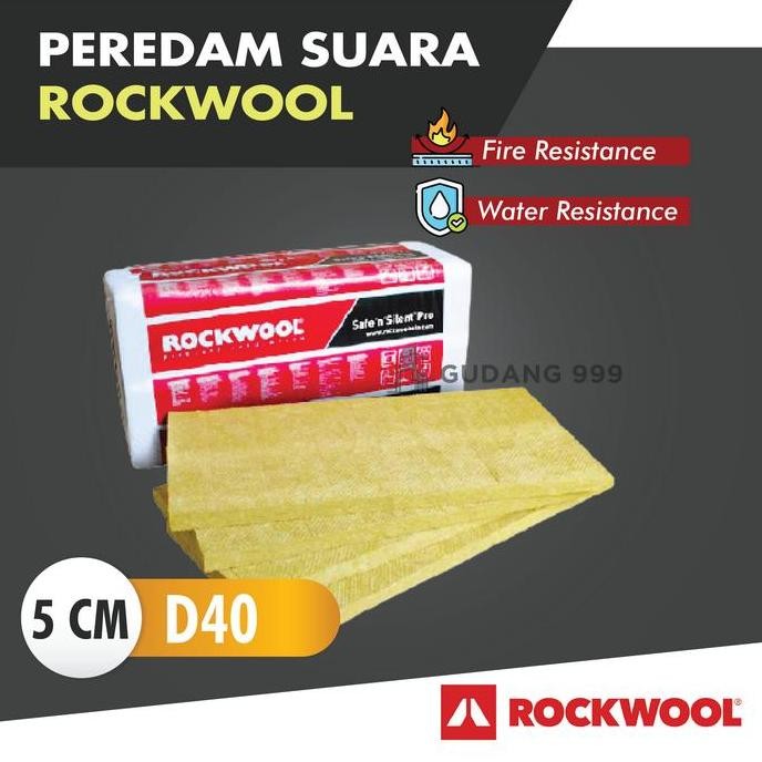new   Rockwool / Peredam D40 5cm / Peredam Ruangan / Rokwol / Peredam Suara