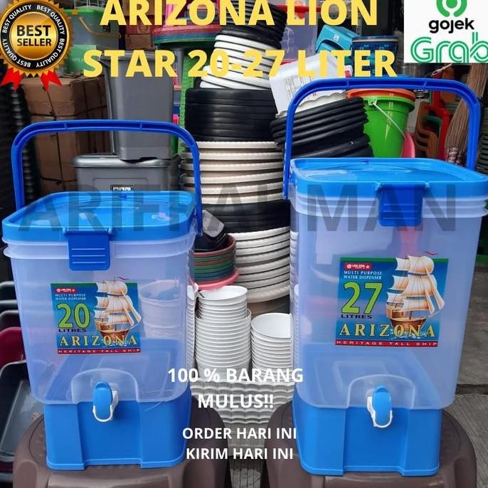 Sale Dispenser Kran Air Plastik Lion Star Arizona 20 Liter 27 Liter