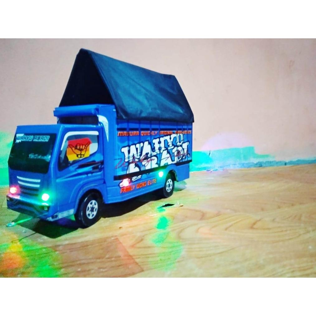 Miniatur Truk Oleng Kayu Asli Wahyu Abadi Mobil Oleng Truk Oleng Murah Termurah
