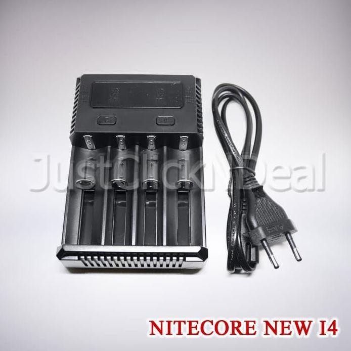baru Authentic Nitecore New I4 Charger Baterai Vape 18650 26650 LG HG2 AWT