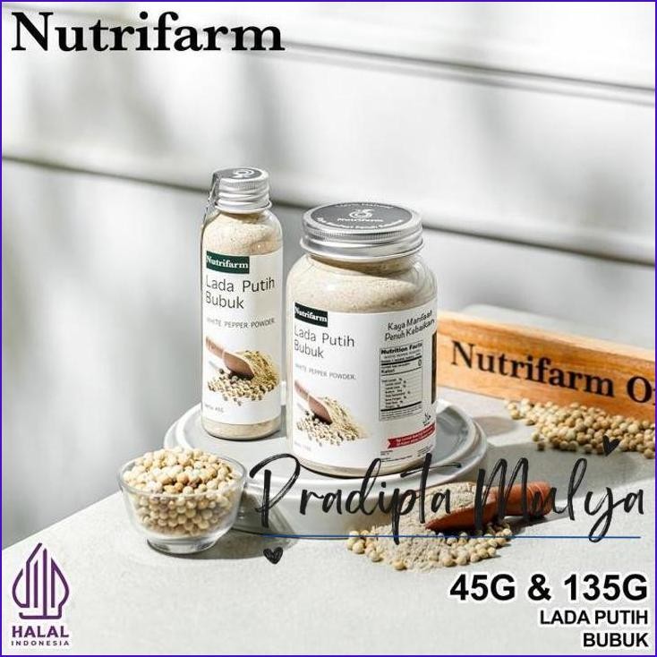 

Gass.! Nutrifarm Lada Putih Bubuk 45 Gram Dan 135 Gram
