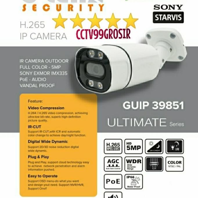 [Expert] IP Cam Camera Outdoor 5mp Glenz ColorVu Onvif IP Camera IPCAM