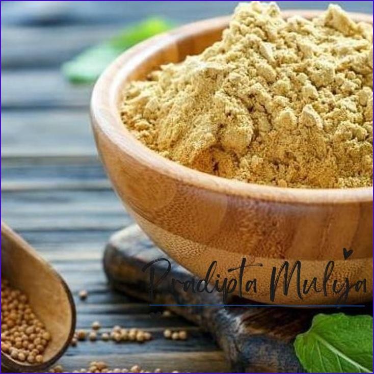 

Stok Ready.! Pure Yellow Mustard Powder 100Gr / Bubuk Mustard Kuning 100Gr (Murni)