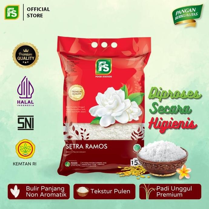 

Terlaris Beras Melati Ramos Food Station 5 Kg