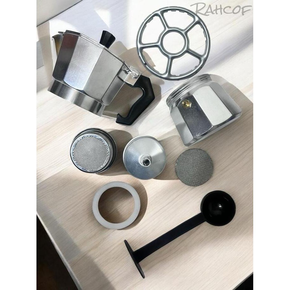 TERMURAH - Mokapot Upgrade dimodifikasi dengan menggunakan filter mesin espresso Moka pot Modifikasi