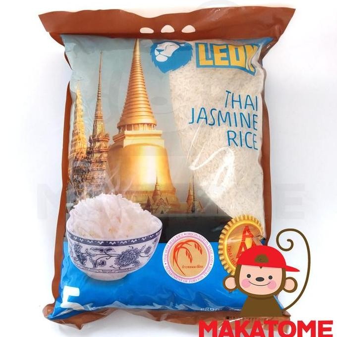 

Terlaris Leon Thai Jasmine Rice 5Kg Beras Thailand 5 Kg Premium Longgrain Super